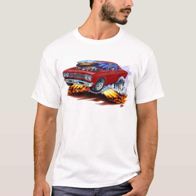 T-shirt Voiture 1968-69 marron de Roadrunner (Devant)