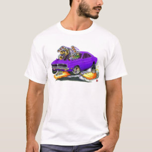 T-shirt Voiture 1968-70 de pourpre de chargeur