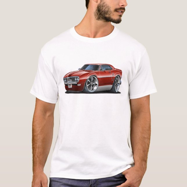 T-shirt Voiture 1968 marron de Firebird (Devant)