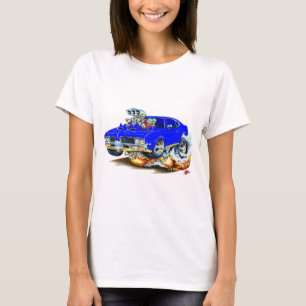 T-shirt Voiture 1969 de bleu de sabre d'abordage d'Olds