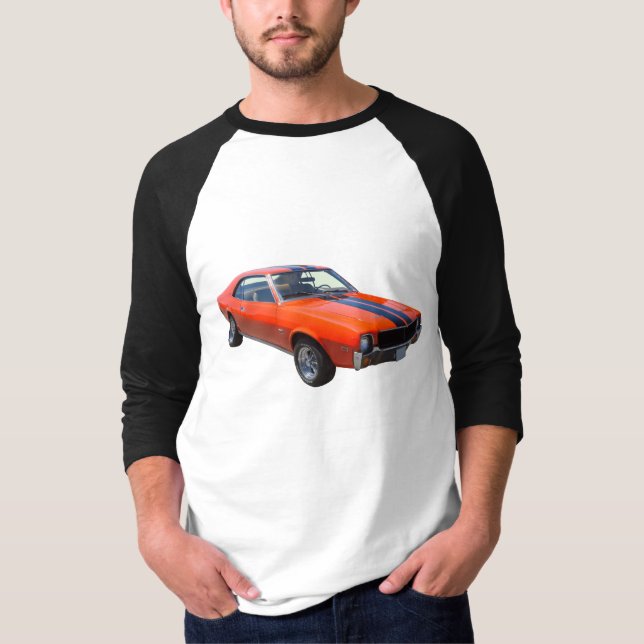 T-shirt Voiture 1969 de muscle d'AMC Javlin (Devant)