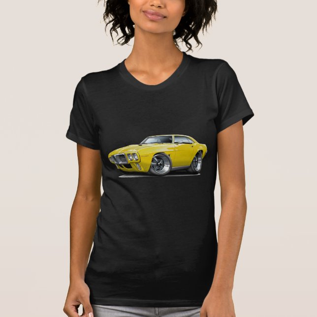 T-shirt Voiture 1969 jaune de Firebird (Devant)