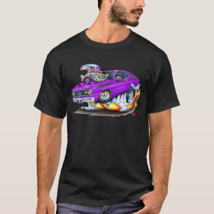 T-shirt Voiture 1970-74 de pourpre de chiffon de Plymouth