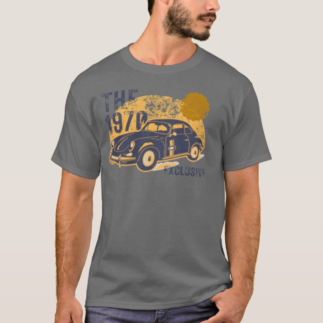 T-shirt voiture 1970 amis (Devant)
