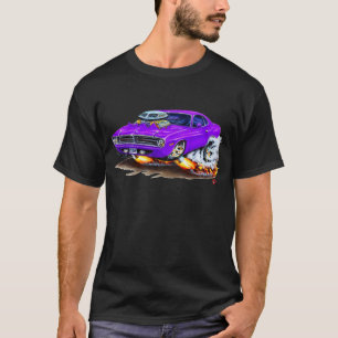 T-shirt Voiture 1970 de pourpre de Cuda
