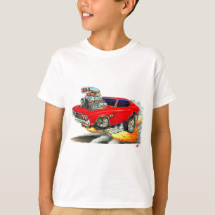 T-shirt Voiture 1970 de rouge de Chevelle