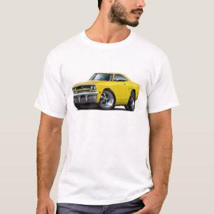 T-shirt Voiture 1970 jaune de Plymouth GTX