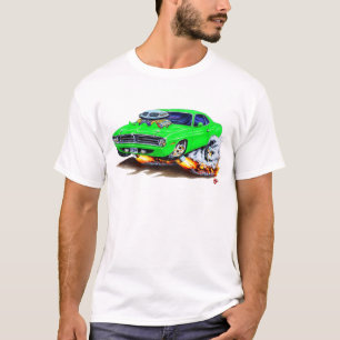 T-shirt Voiture 1970 verte de Cuda