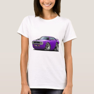 T-shirt Voiture 1971-72 Pourpre-Noire de Roadrunner