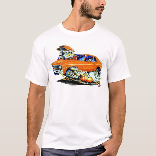 T-shirt Voiture 1971-74 d'orange de nova (Devant)