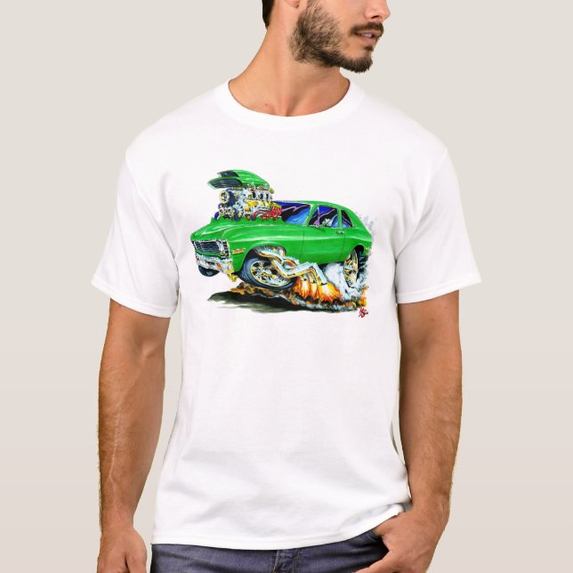 T-shirt Voiture 1971-74 verte de nova (Devant)