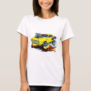 T-shirt Voiture 1971 jaune de Hemi Cuda