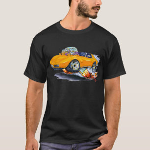 T-shirt Voiture 1973-76 d'orange de Corvette