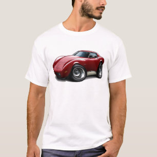 T-shirt Voiture 1973-76 marron de Corvette