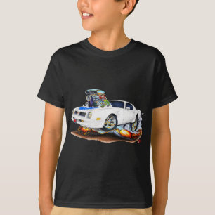 T-shirt Voiture 1974-76 Blanc-Bleue du transport AM