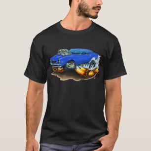 T-shirt Voiture 1974-78 de bleu de Camaro