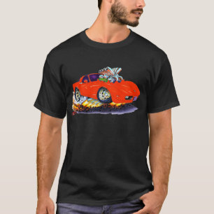 T-shirt Voiture 1977-79 de rouge de Corvette