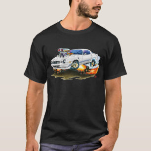 T-shirt Voiture 1979-81 Blanc-Grise de Camaro Z28