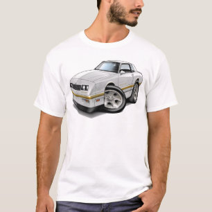 T-shirt Voiture 1983-88 de Blanc-Or de Monte Carlo