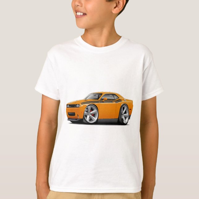 T-shirt Voiture 2009-11 Orange-Noire du challengeur droite (Devant)