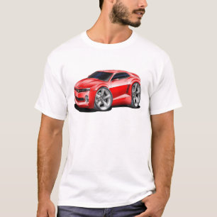 T-shirt Voiture 2010-11 de rouge de Camaro