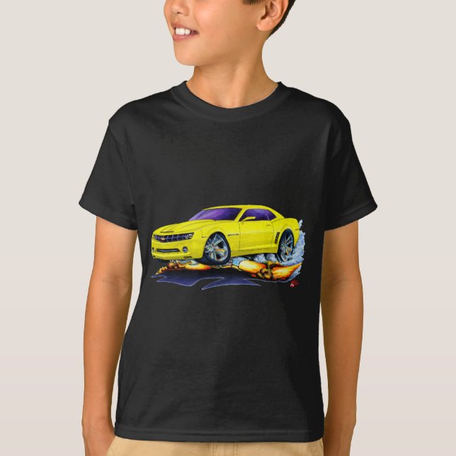 T-shirt Voiture 2010 jaune de Camaro (Devant)