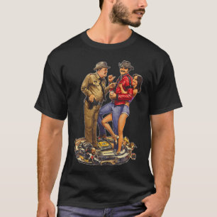 T-shirt voiture années 70 80 90 meilleur film hors du temp