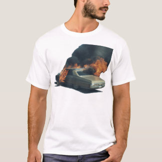 T-shirt Voiture brûlante