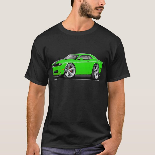 T-shirt Voiture Chaux-Noire du challengeur SRT8 (Devant)