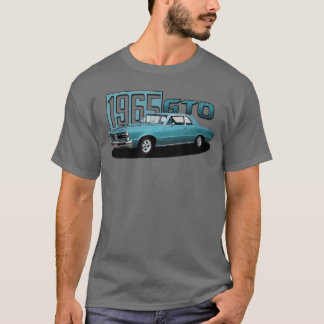 T-shirt Voiture classique 1965 65 GTO Muscle Old School Bl