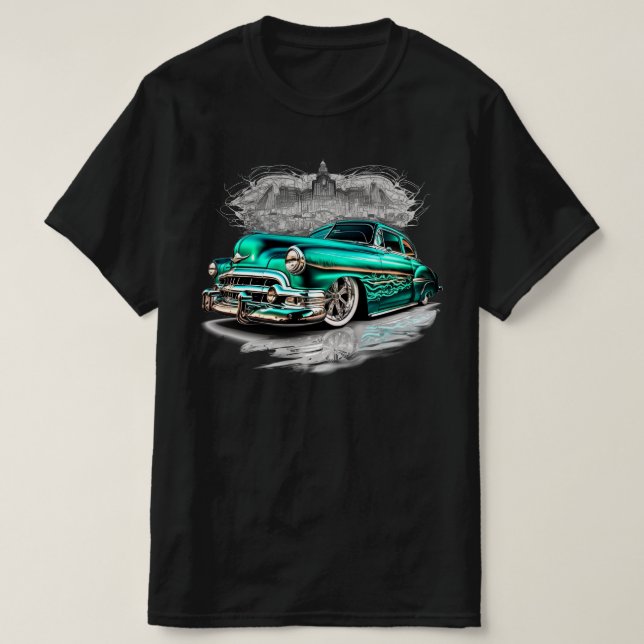 T-shirt Voiture classique Bombe Lowrider (Design devant)