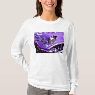 T-shirt Voiture classique : Chevrolet avec capot en feu