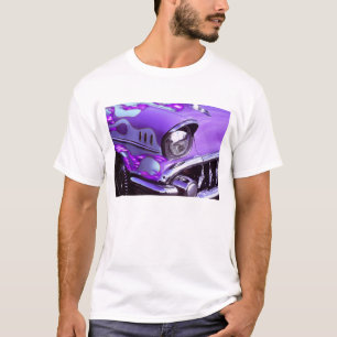 T-shirt Voiture classique : Chevrolet avec capot en feu