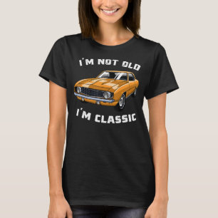 T-shirt Voiture classique Cool Cadeaux graphiques Drôle Je