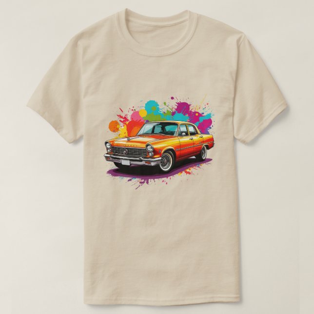 T-shirt Voiture Classique Vintage (Design devant)