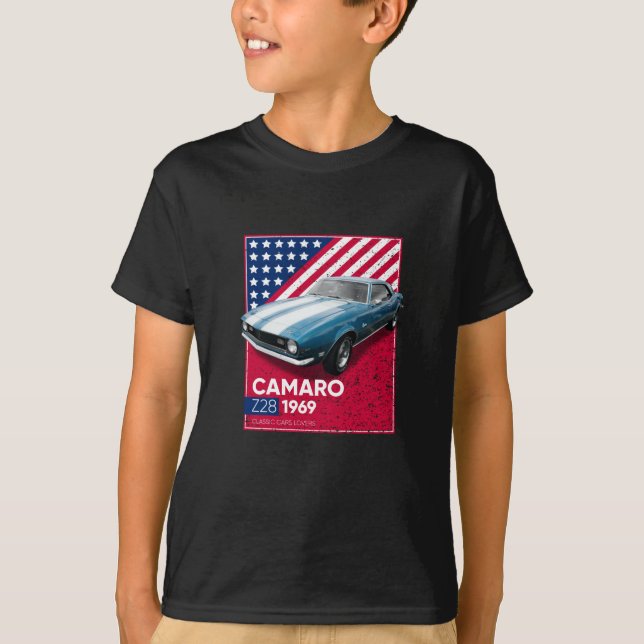 T-shirt Voiture classique Z28 Cars 1969 (Devant)