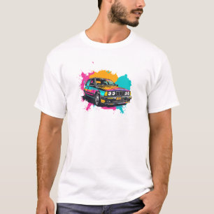 T-shirt Voiture Dans Les Années 90