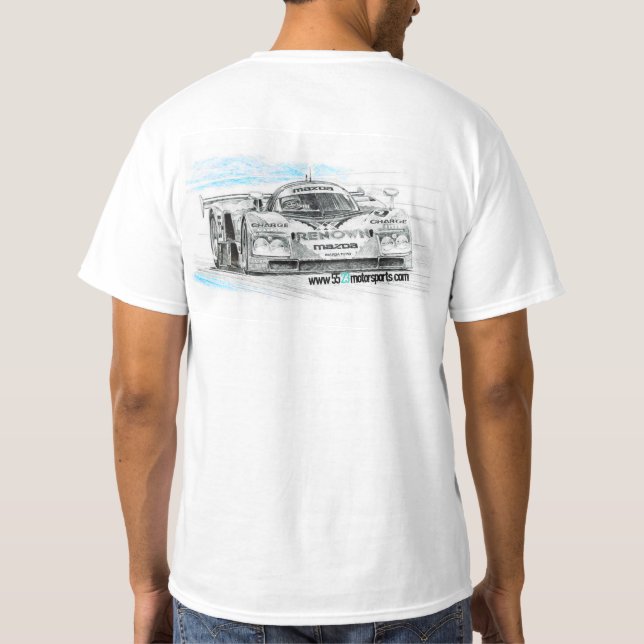 T-shirt voiture de 787B le Mans (Dos)