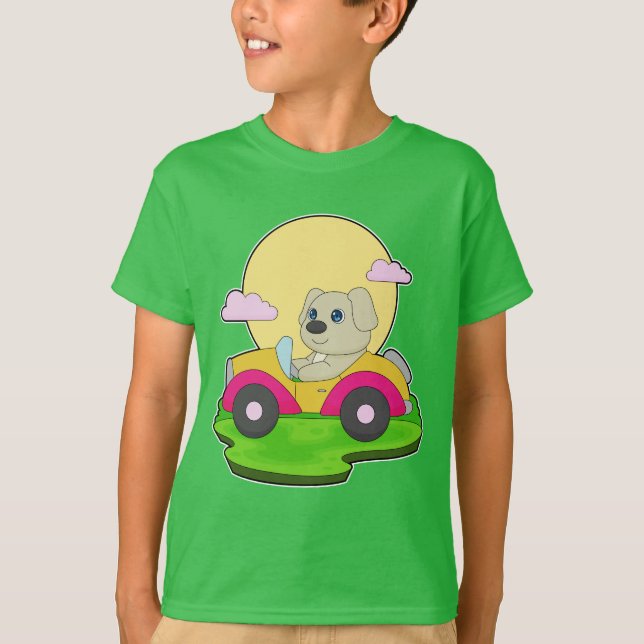 T-shirt Voiture de chien (Devant)