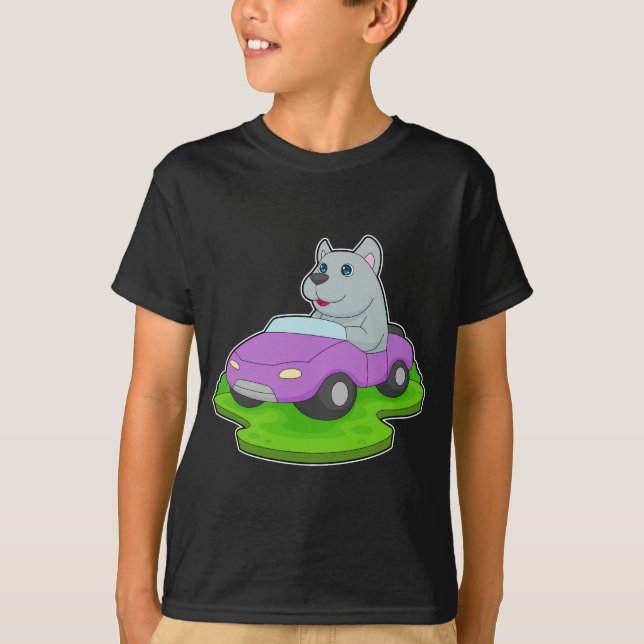 T-shirt Voiture de chien (Devant)
