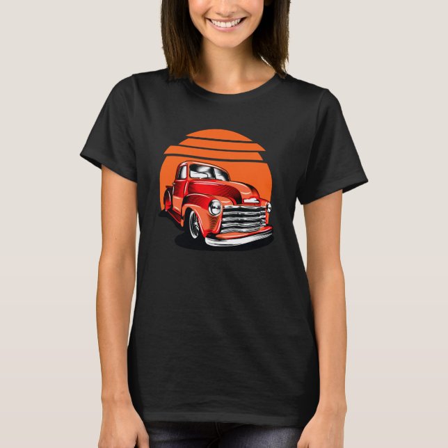 T-shirt voiture de collection (Devant)