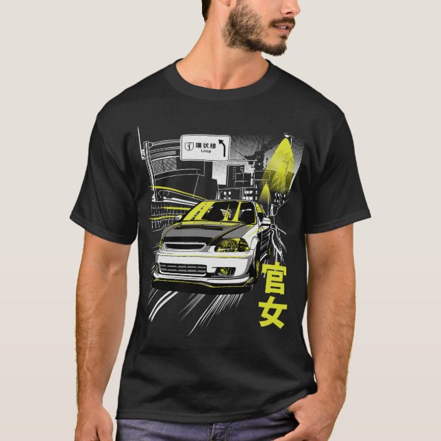 T-shirt Voiture de conduite S2 (214) (Devant)
