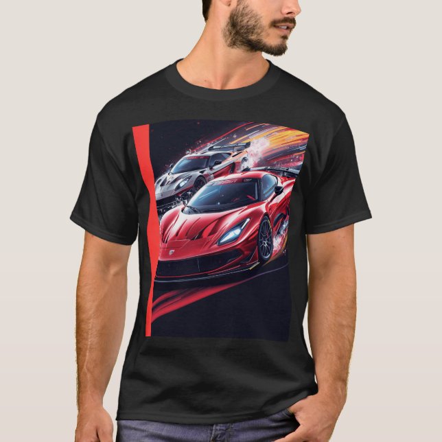 T-SHIRT VOITURE DE COURSE (Devant)
