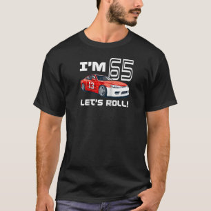 T-shirt Voiture de course 65e anniversaire Boy Racecar Rac