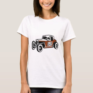 T-shirt Voiture de course ancienne de Stockwell de poussin