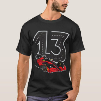 T-shirt Voiture de course Anniversaire Garçon Course Numér