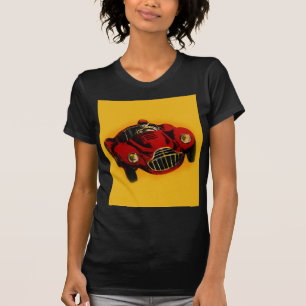 T-shirt Voiture de course automobile jaune rouge