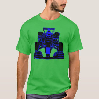 T-shirt Voiture de course bleu garçon garçon
