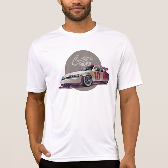 T-shirt voiture de course de fiction Custon concept (Devant)