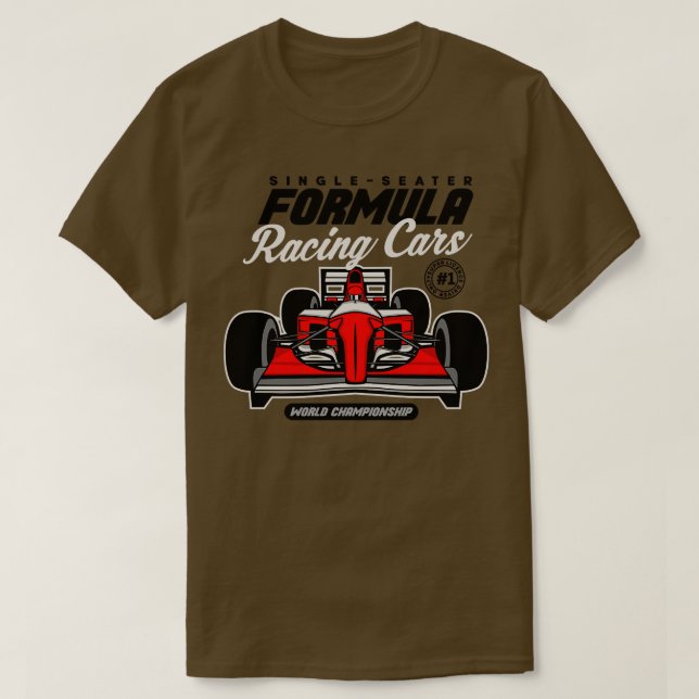 T-SHIRT VOITURE DE COURSE DE FORMULE (Design devant)